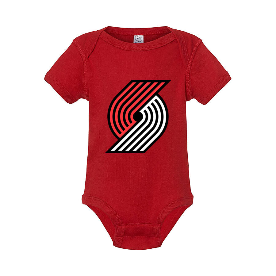 Portland Trail Blazers Baby Romper Onesie - Red