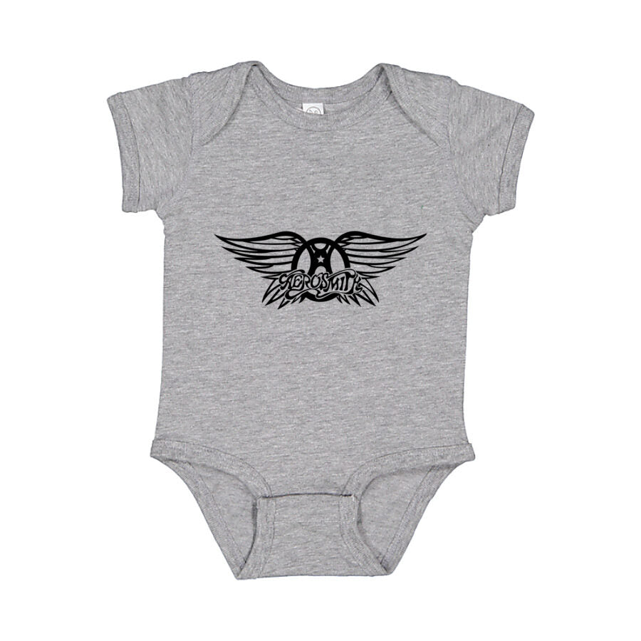 Aerosmith Baby Romper Onesie - Gray