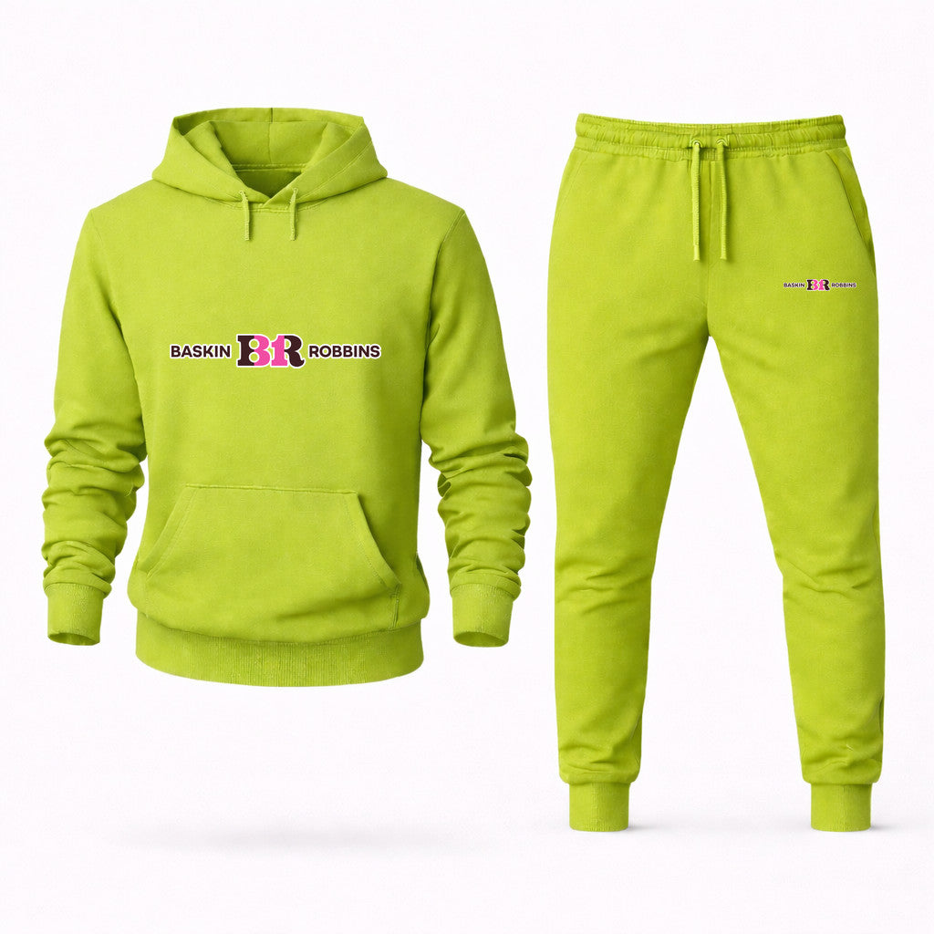 Baskin-Robbins Hoodie and Joggers Set - Lime Green