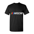 Men's nascar logo Cotton T-Shirt - Black