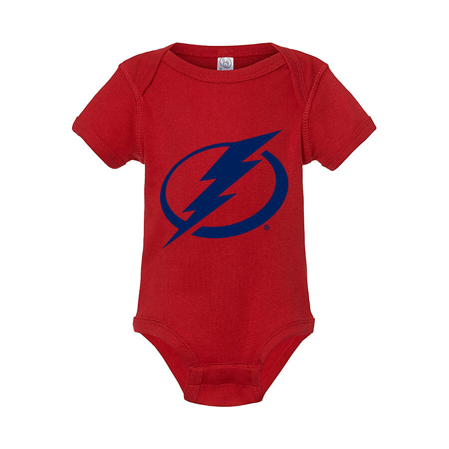Tampa Bay Lightning Baby Romper Onesie - Red