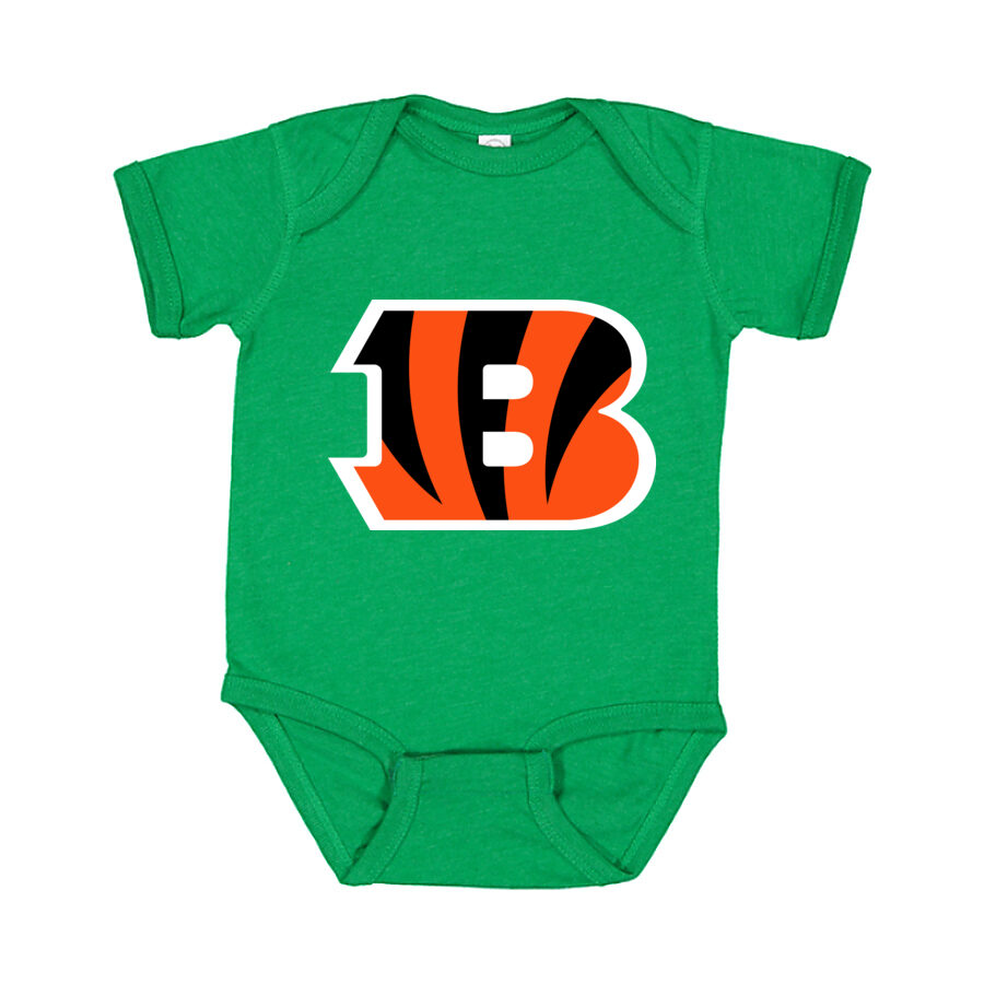 Cincinnati Bengals Baby Romper Onesie - Green