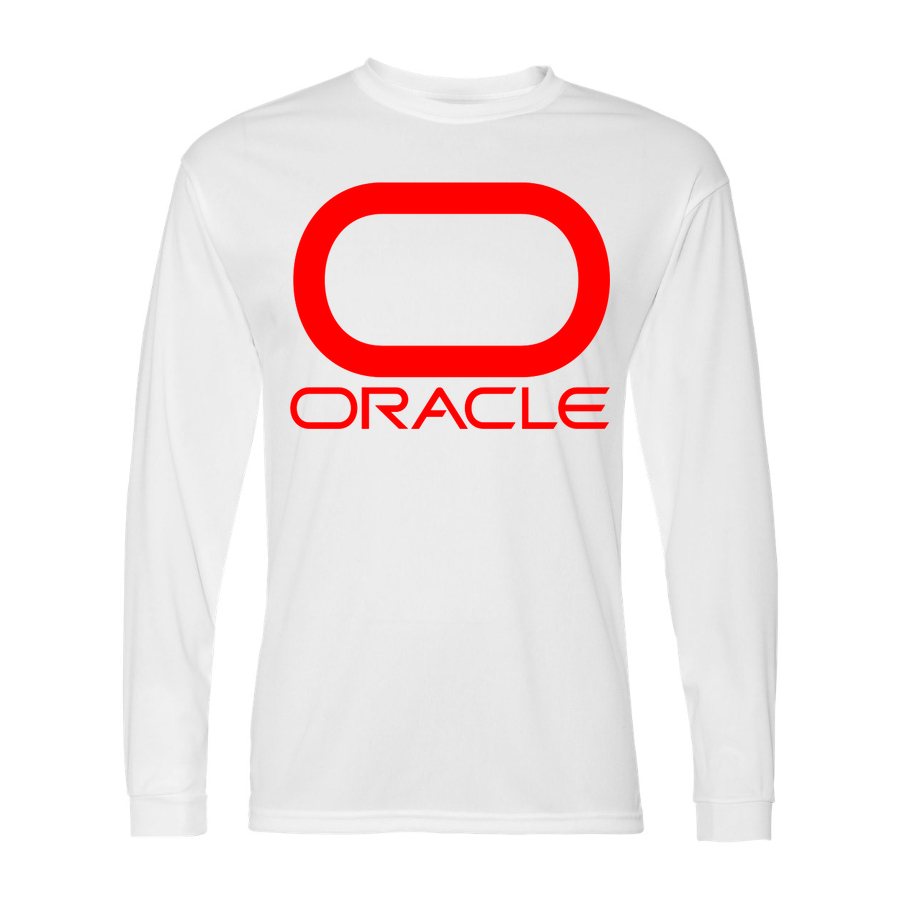 Men's Oracle Polyester Long Sleeve T-Shirt - White