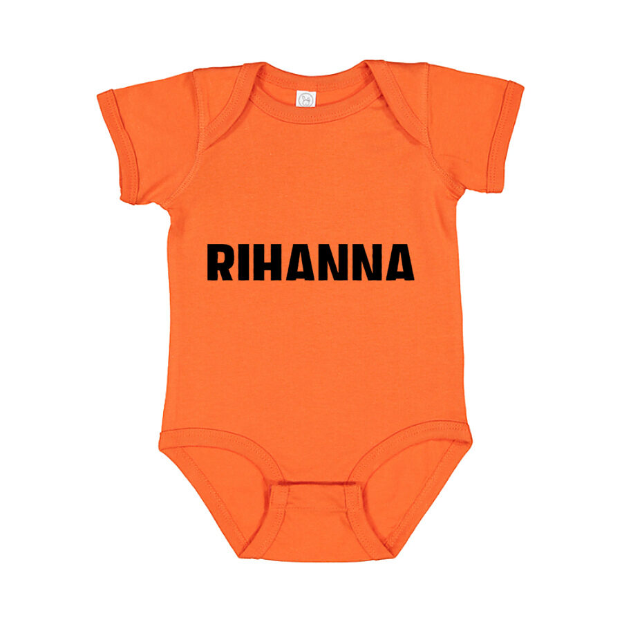 Rihanna Baby Romper Onesie - Orange