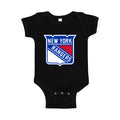 New York Rangers Baby Romper Onesie - Black