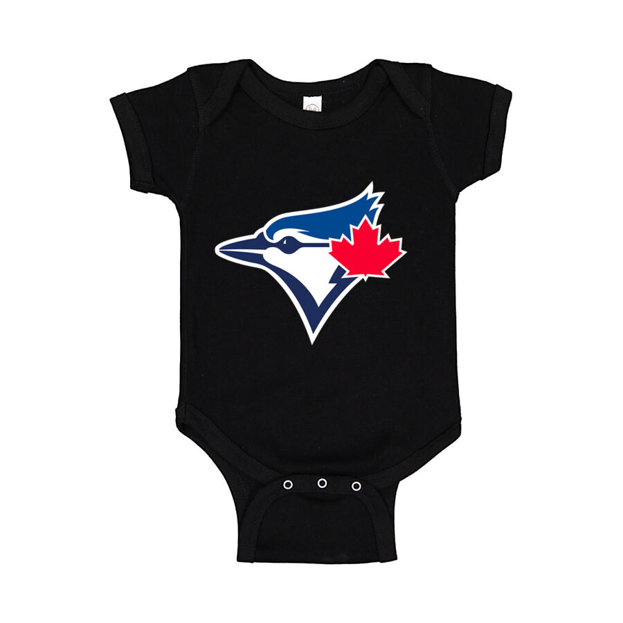Toronto Blue Jays Baby Romper Onesie - Black