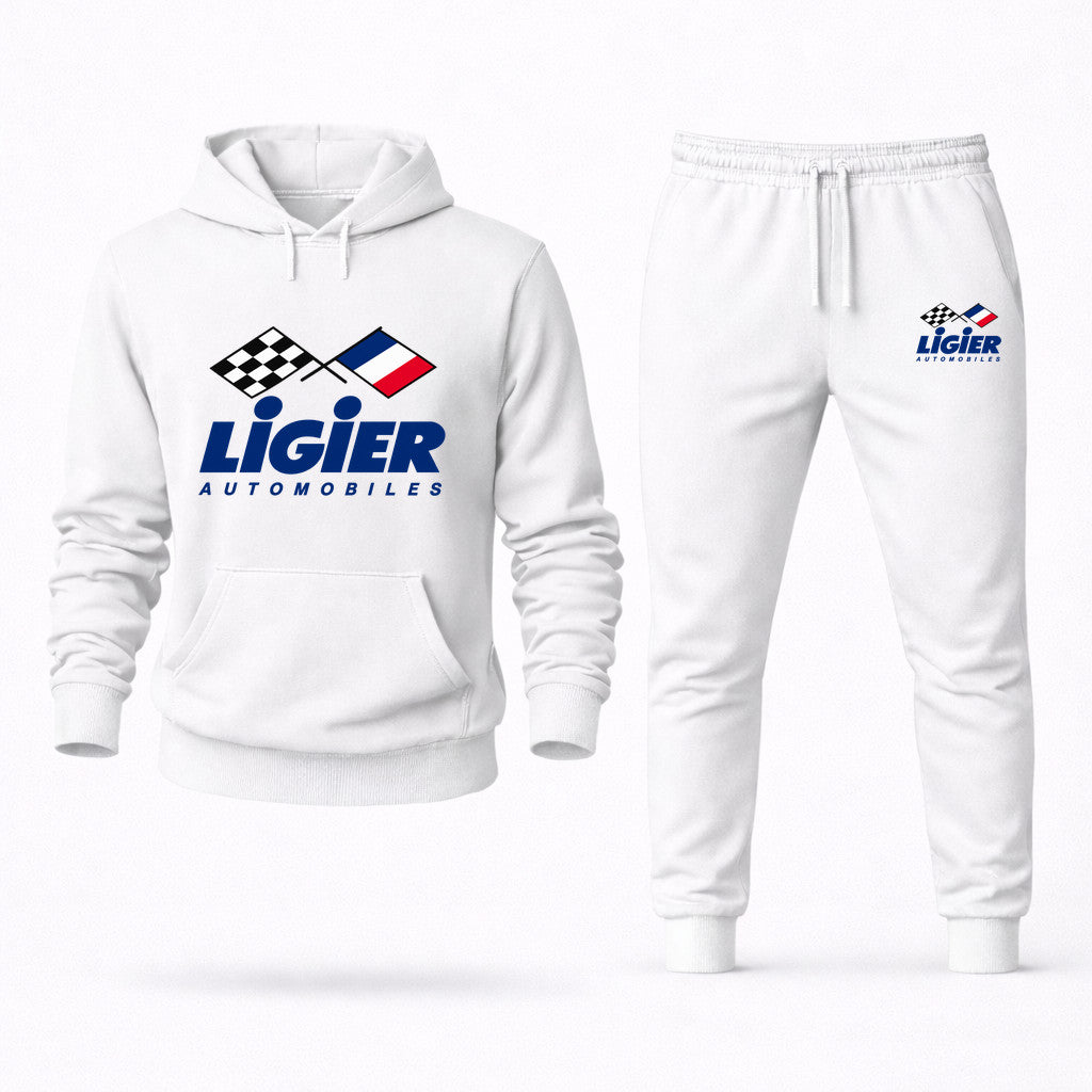 Ligier Automobiles Hoodie and Joggers Set - White