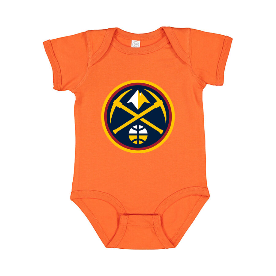Denver Nuggets Baby Romper Onesie - Orange