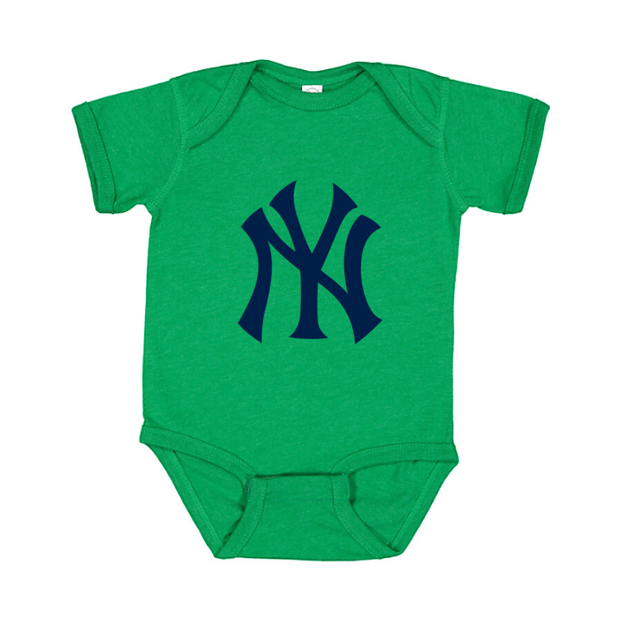 New York Yankees Baby Romper Onesie - Green