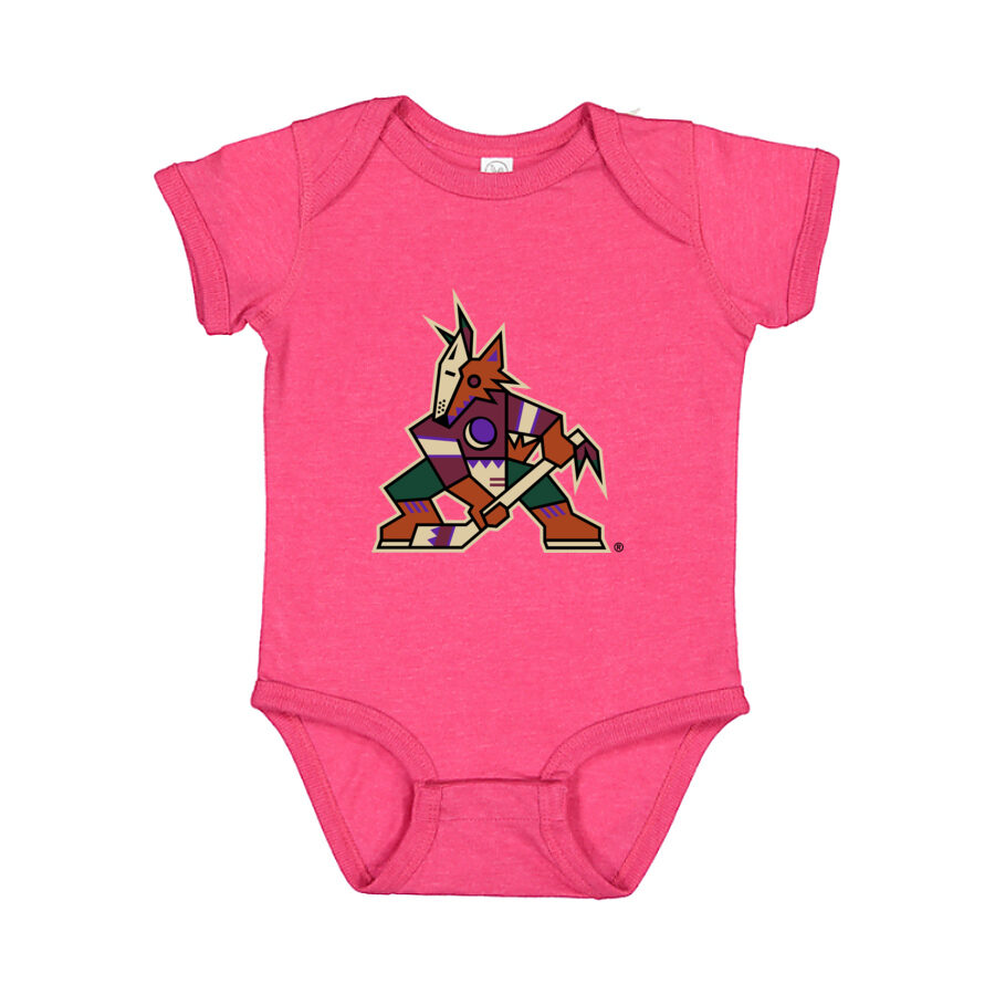 Arizona Coyotes Baby Romper Onesie - Pink