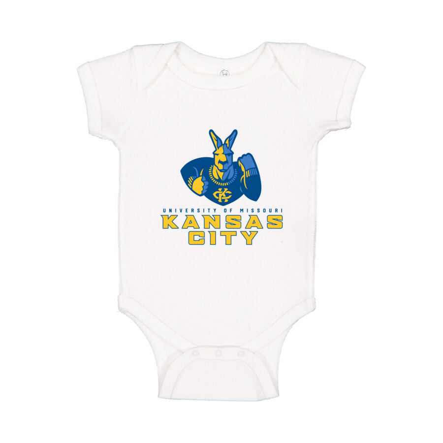 UMKC Kangaroos Baby Romper Onesie - White