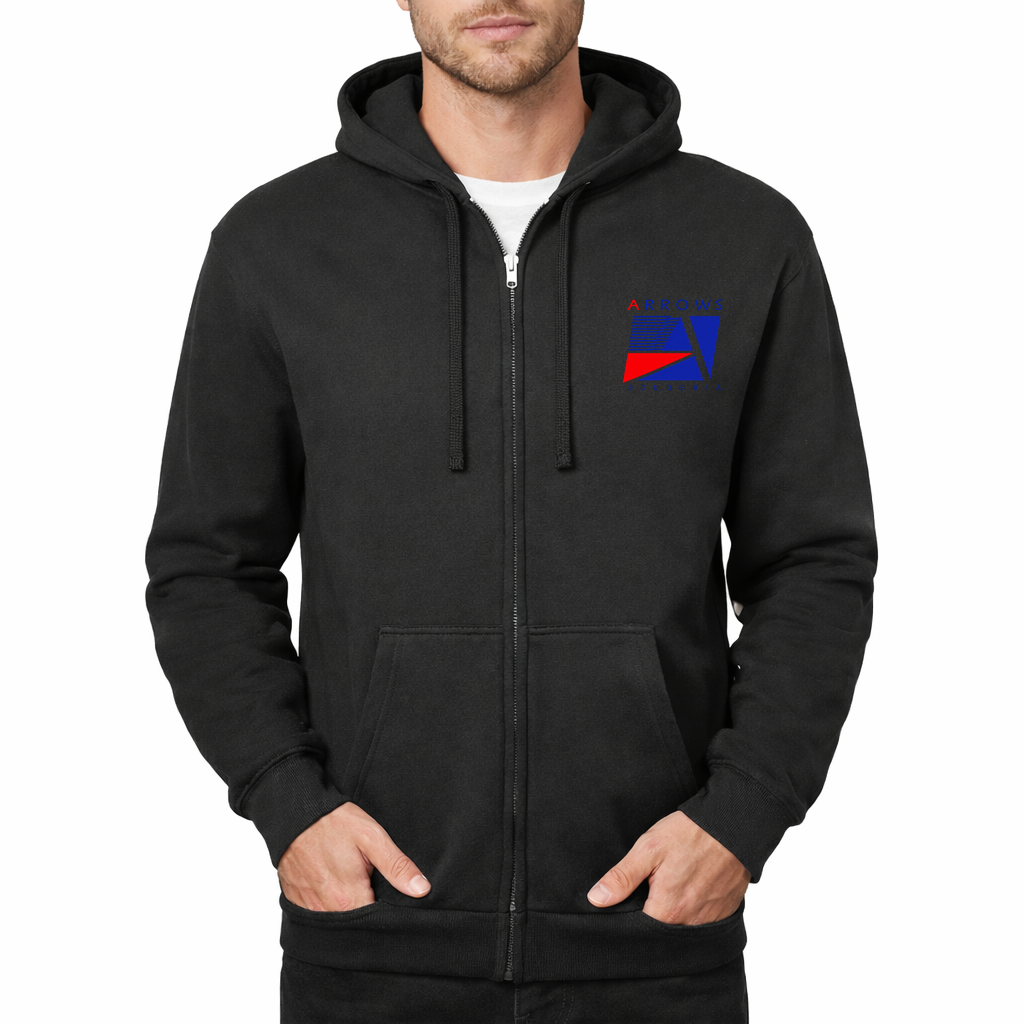 Men's Arrows F1 Team Zipper Hoodie - Black