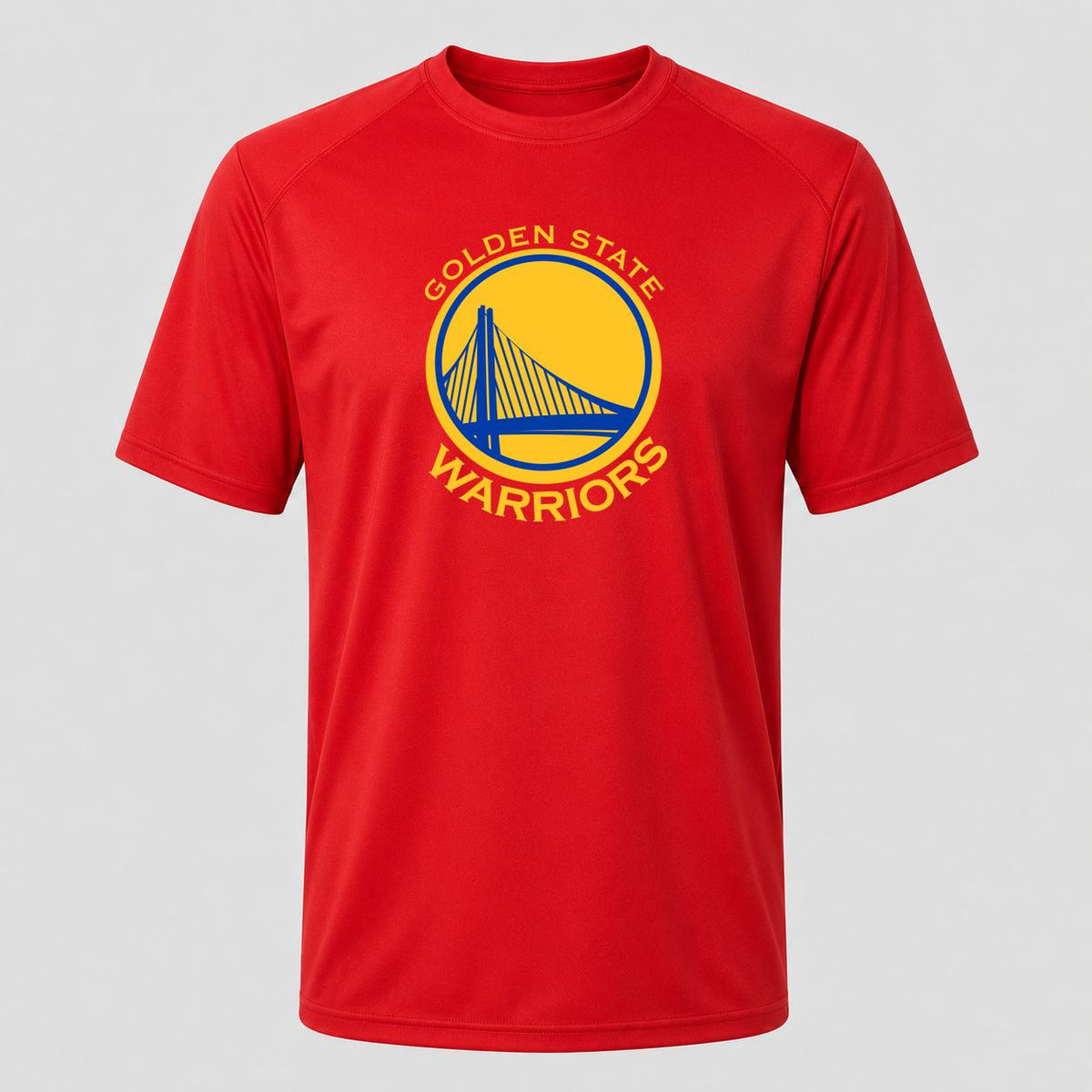 Men's Golden State Warriors Yellow Performance T-Shirt - Red
