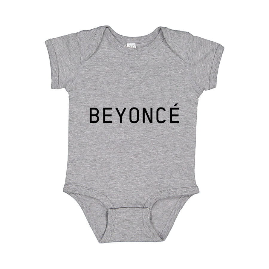 Beyoncé Baby Romper Onesie - Gray