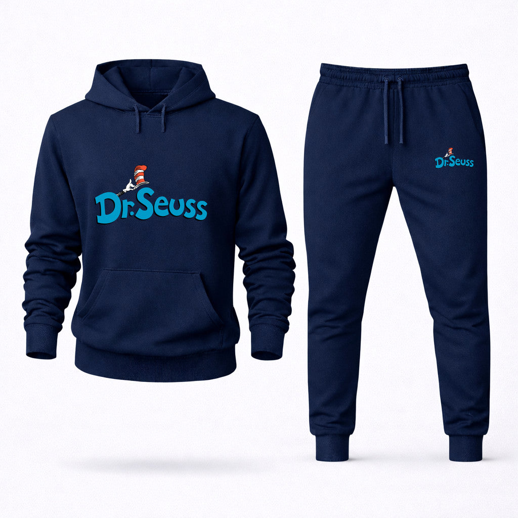 Dr. Seuss Hoodie and Joggers Set - Navy