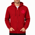 Men's Toronto Raptors Zipper Hoodie - Red