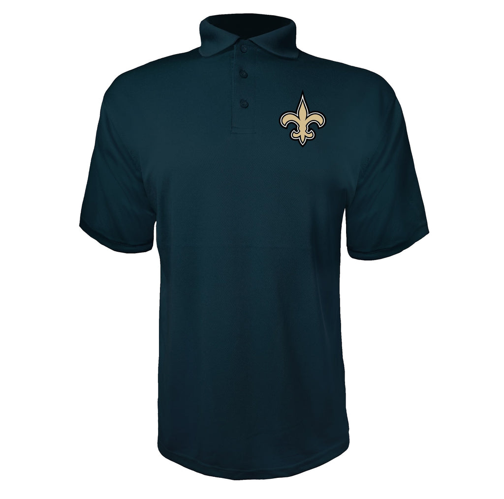 New Orleans Saints Navy polyester polo