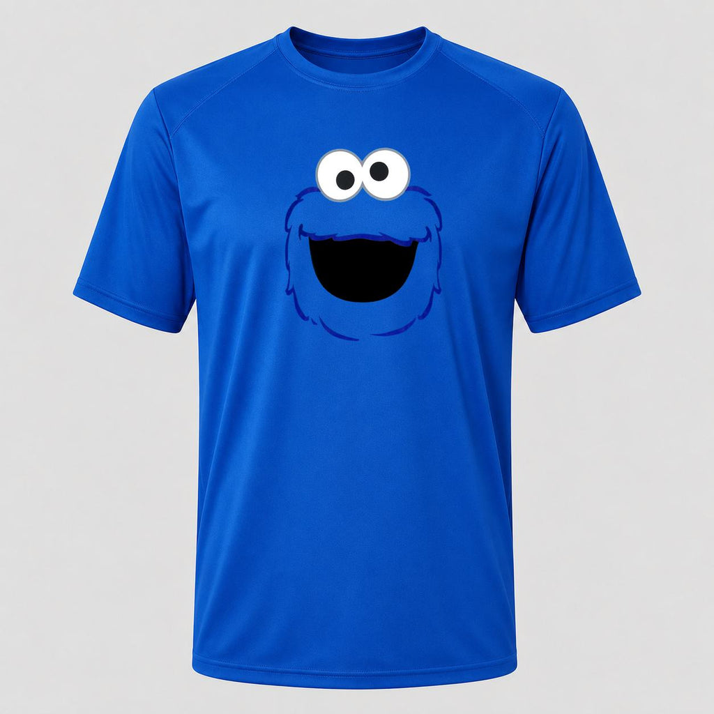 Men's Cookie Monster Performance T-Shirt - Royal Blue