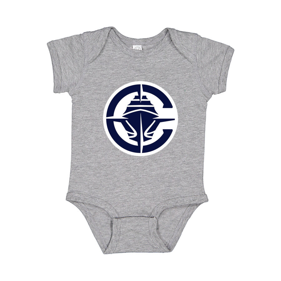 Los Angeles Clippers Baby Romper Onesie - Gray