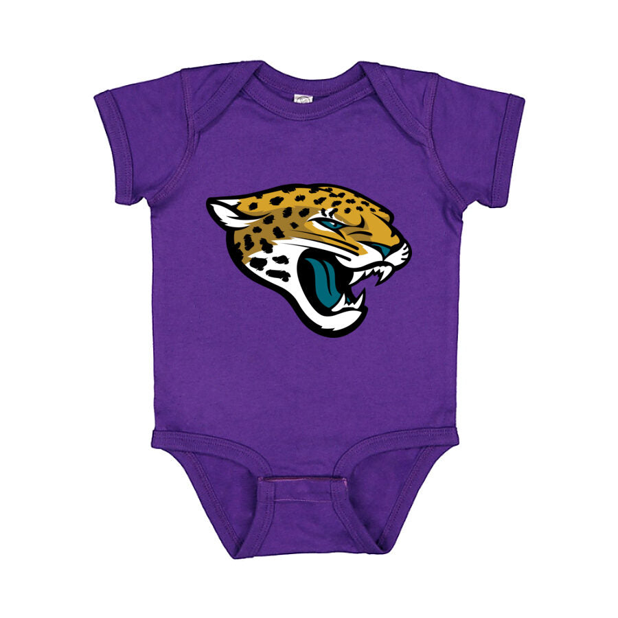 Jacksonville Jaguars Baby Romper Onesie - Purple