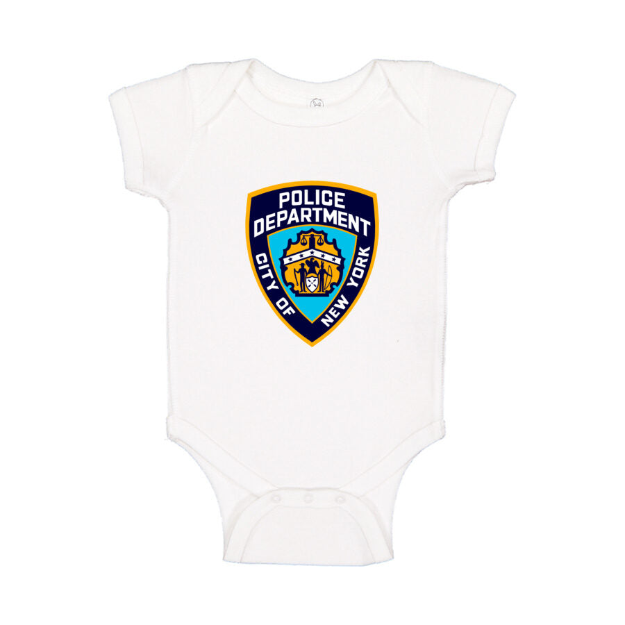NYPD Baby Romper Onesie - White