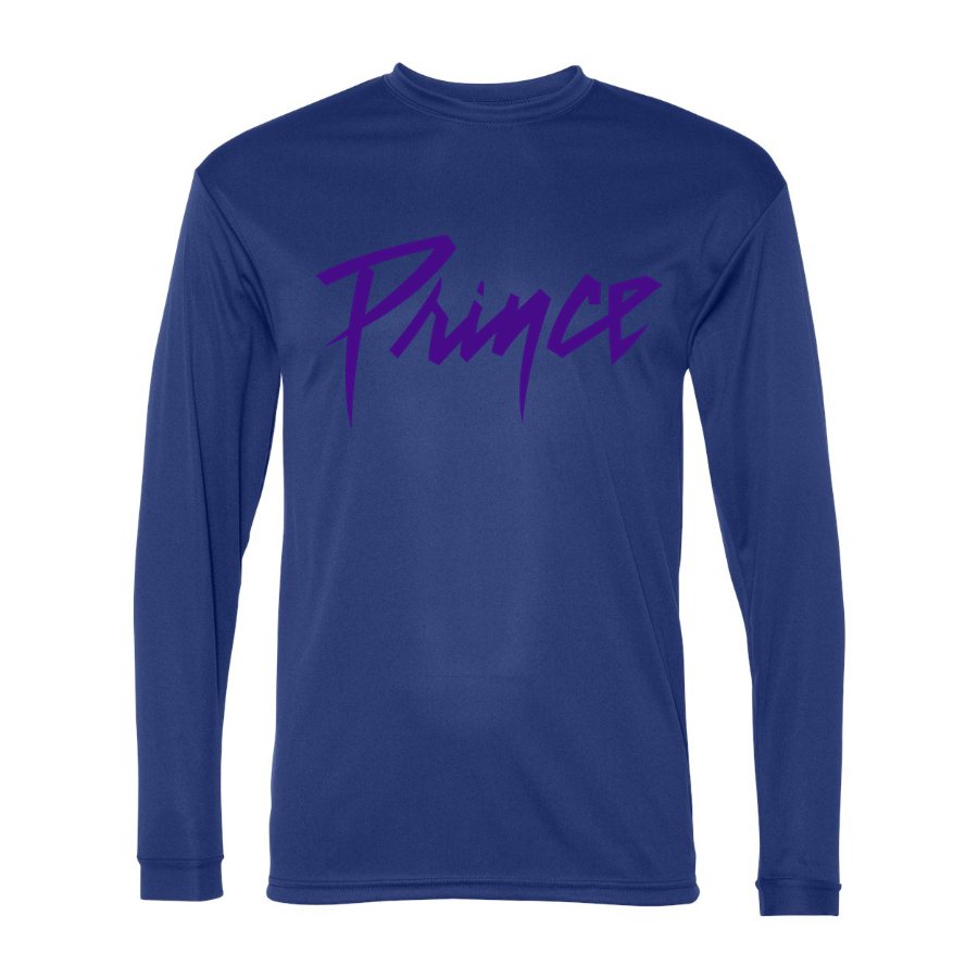 Men's Prince Polyester Long Sleeve T-Shirt - Royal Blue