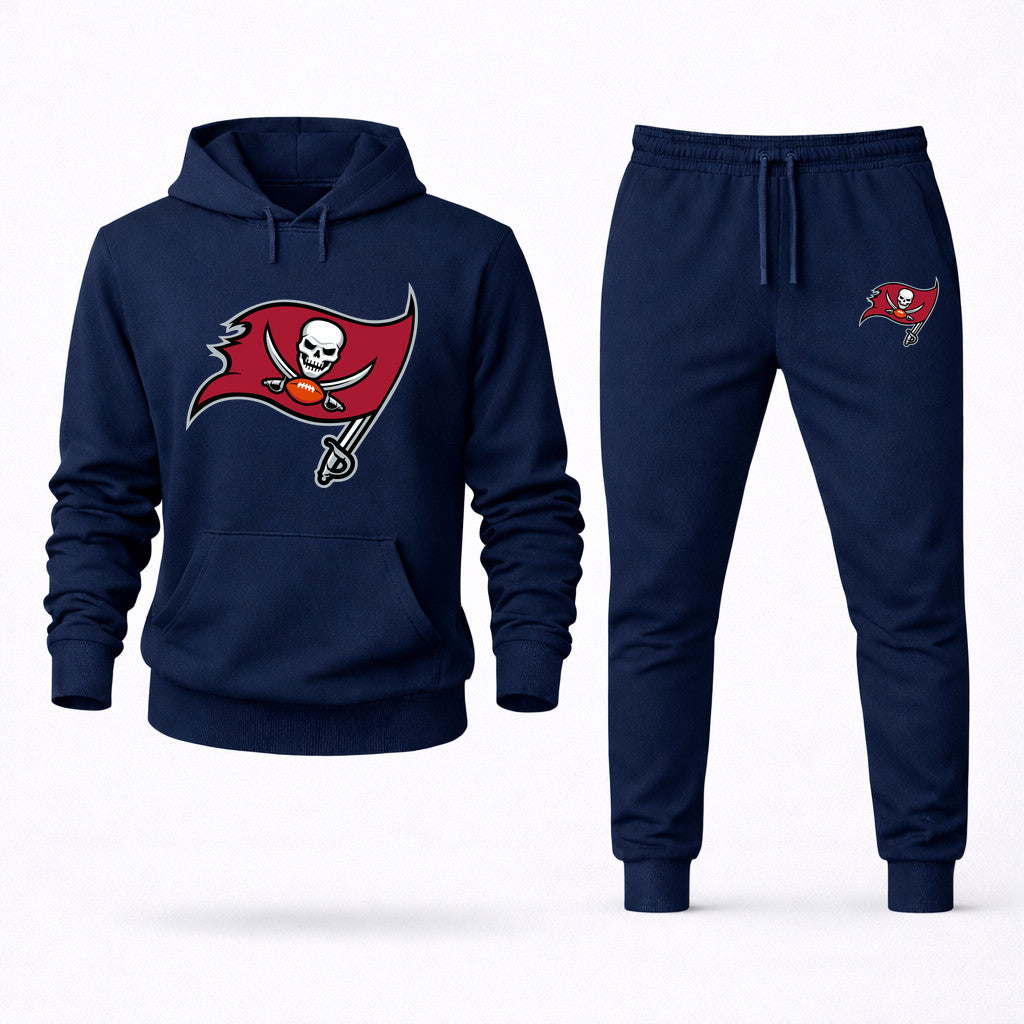 Tampa Bay Buccaneers Hoodie and Joggers Set - Navy