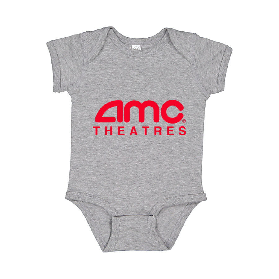 AMC Theatres Baby Romper Onesie - Gray