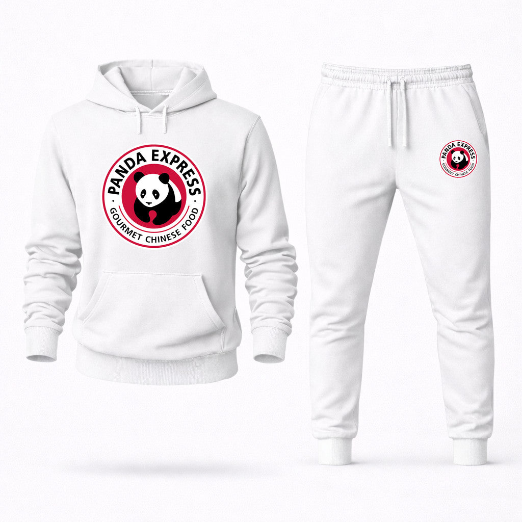 Panda Express Hoodie and Joggers Set - White