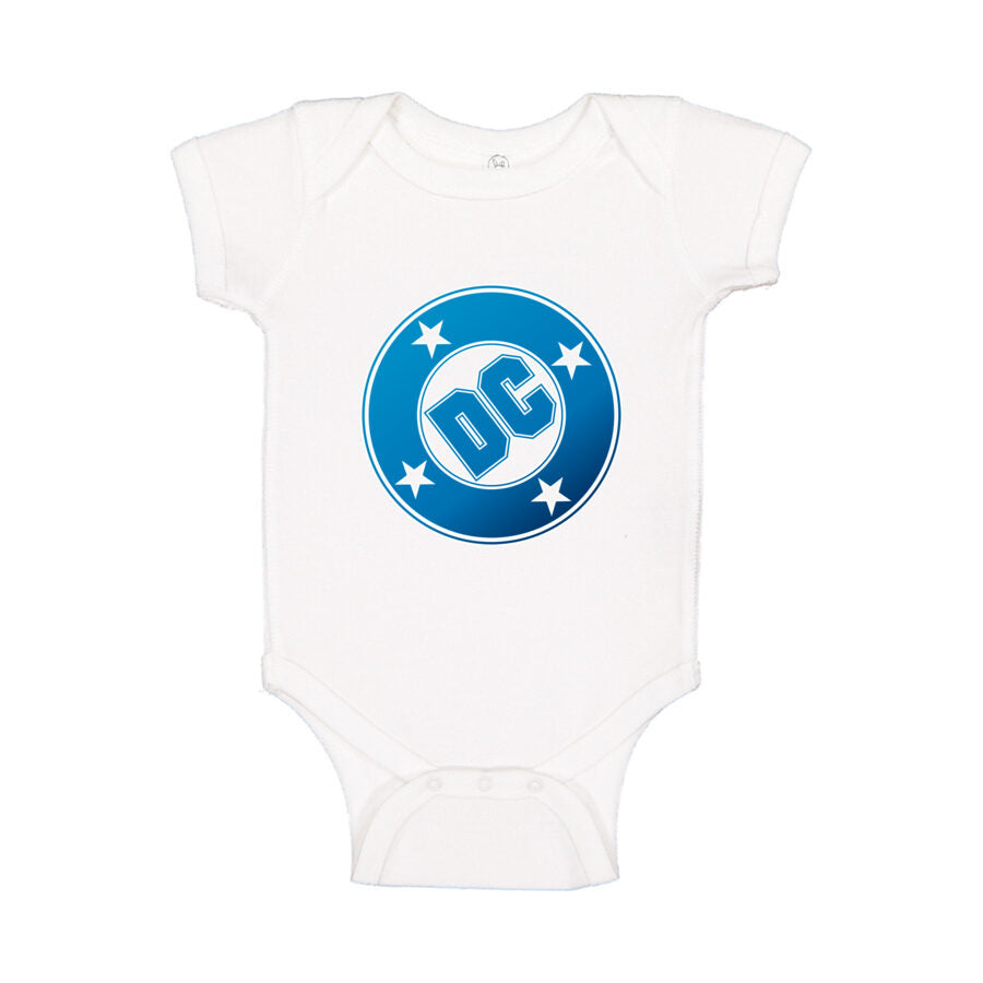 DC Comics Baby Romper Onesie - White