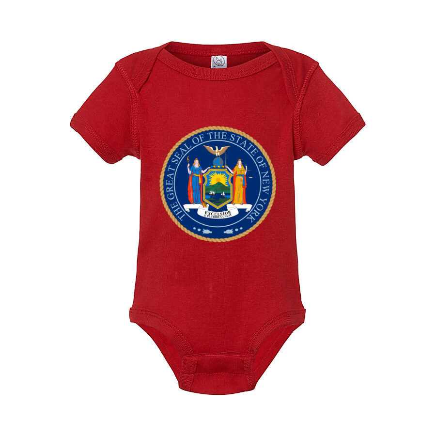 New York Baby Romper Onesie - Red