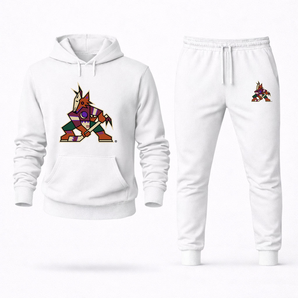Arizona Coyotes Hoodie and Joggers Set - White
