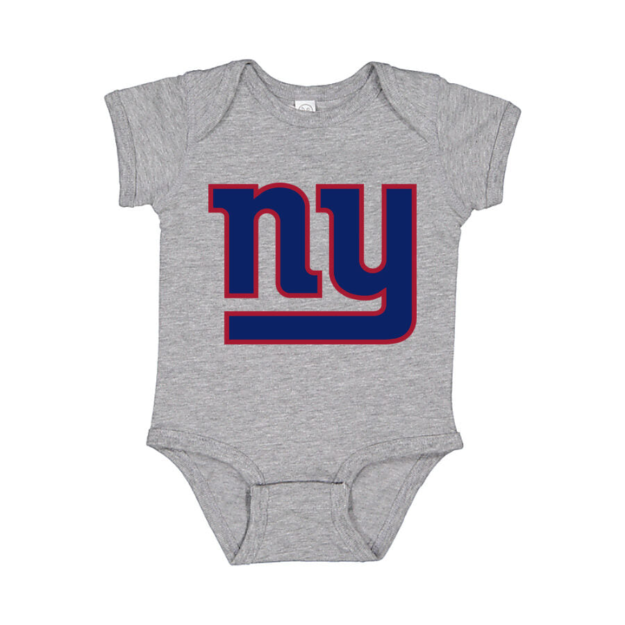 New York Giants Baby Romper Onesie - Gray