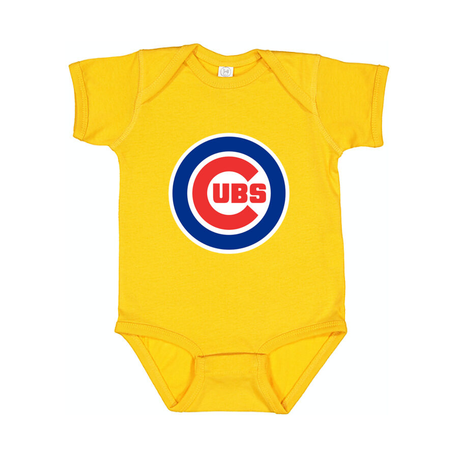 Chicago Cubs Baby Romper Onesie - Yellow