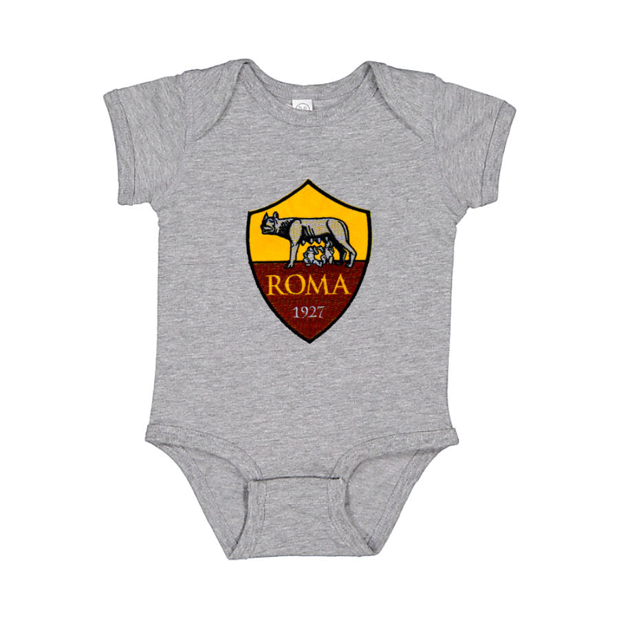 AS Roma FC Baby Romper Onesie - Gray