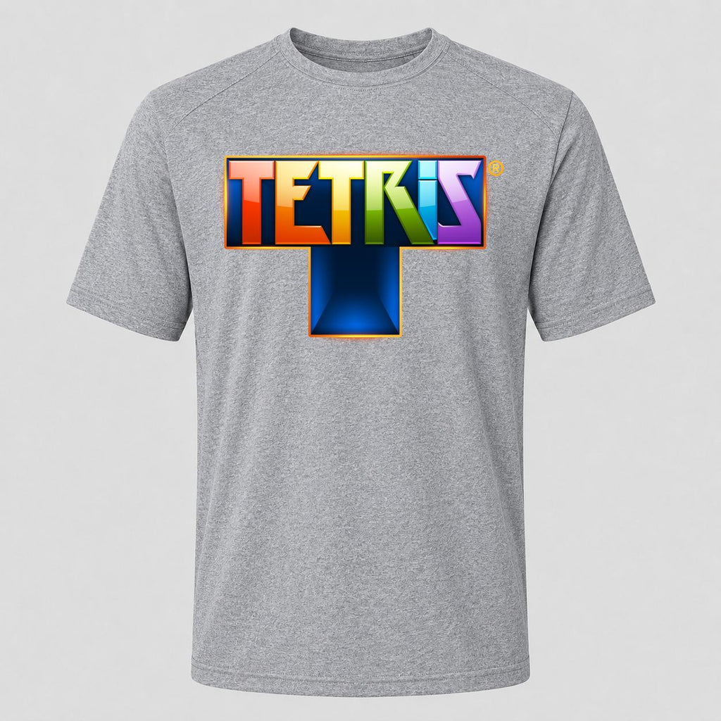 Men's Tetris Performance T-Shirt - Gray