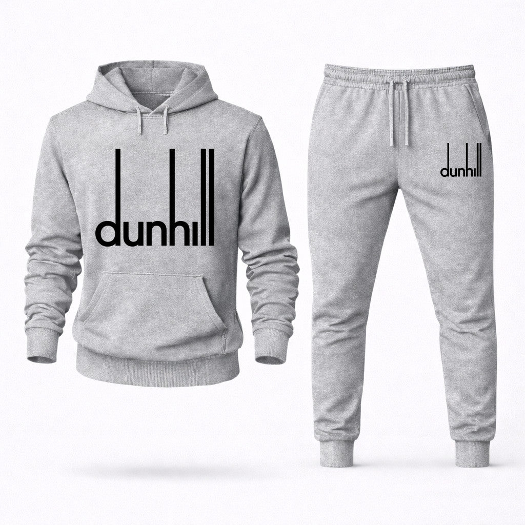 Dunhill Black Hoodie and Joggers Set - Grey