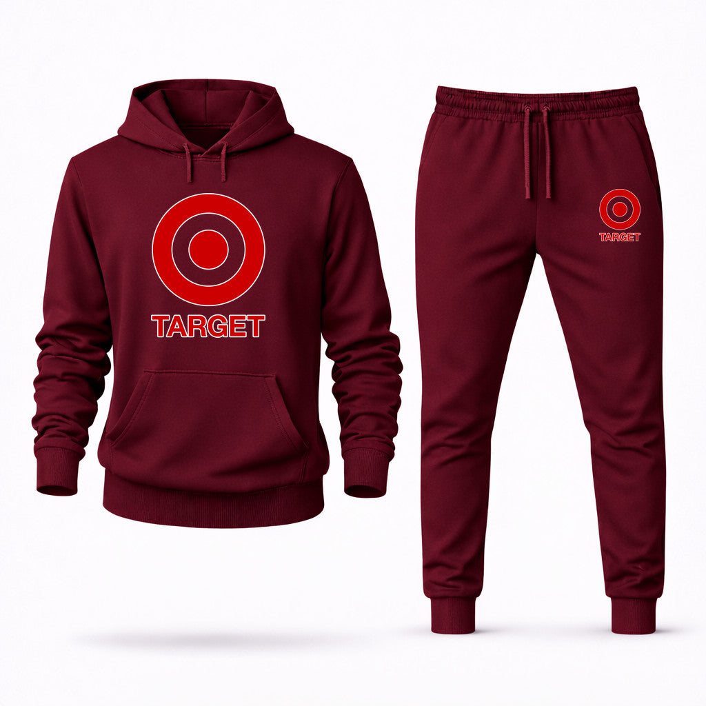 Target Hoodie and Joggers Set - Burgundy