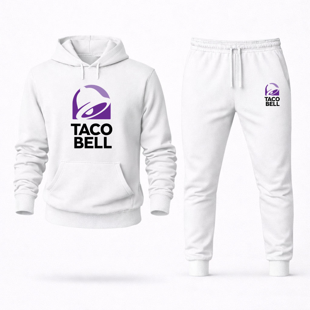 Taco Bell Hoodie and Joggers Set - White