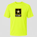 Men's U.S. Army Performance T-Shirt - Safety Green