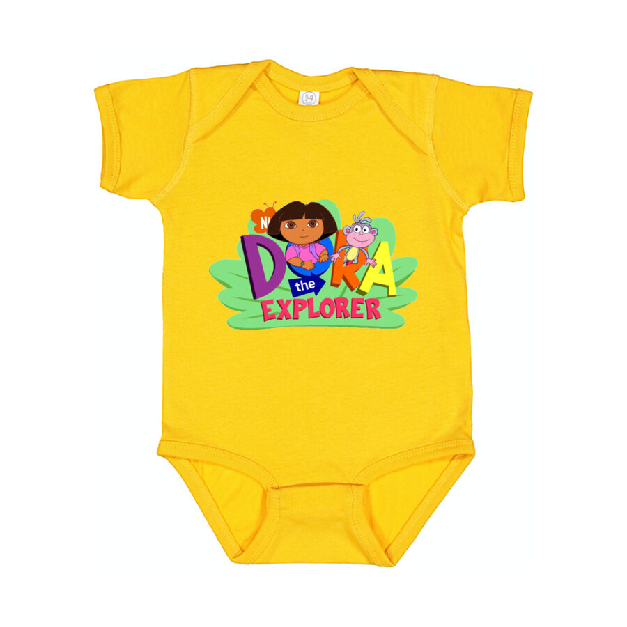Dora the Explorer Baby Romper Onesie - Yellow