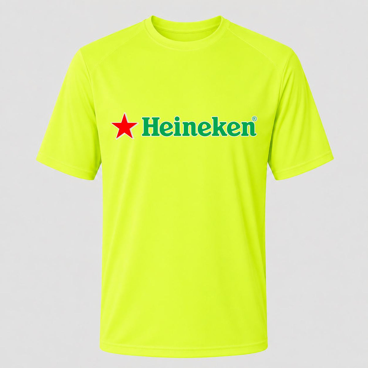Men's Heineken Performance T-Shirt - Safety Green