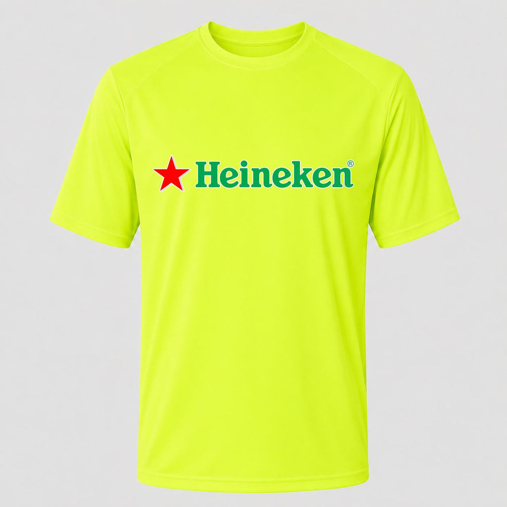 Men's Heineken Performance T-Shirt - Safety Green