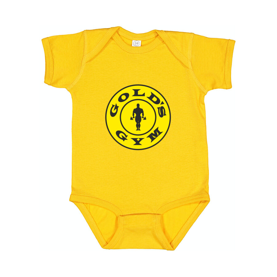 Gold's Gym Baby Romper Onesie - Yellow
