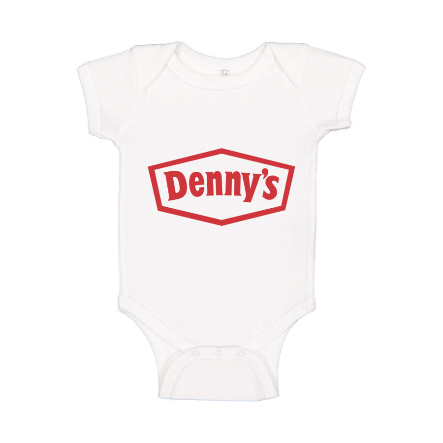 Denny's Baby Romper Onesie - White