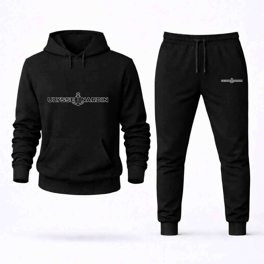 Ulysse Nardin Hoodie and Joggers Set - Black