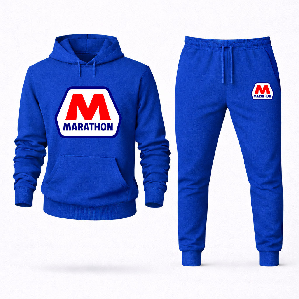 Marathon Hoodie and Joggers Set - Blue