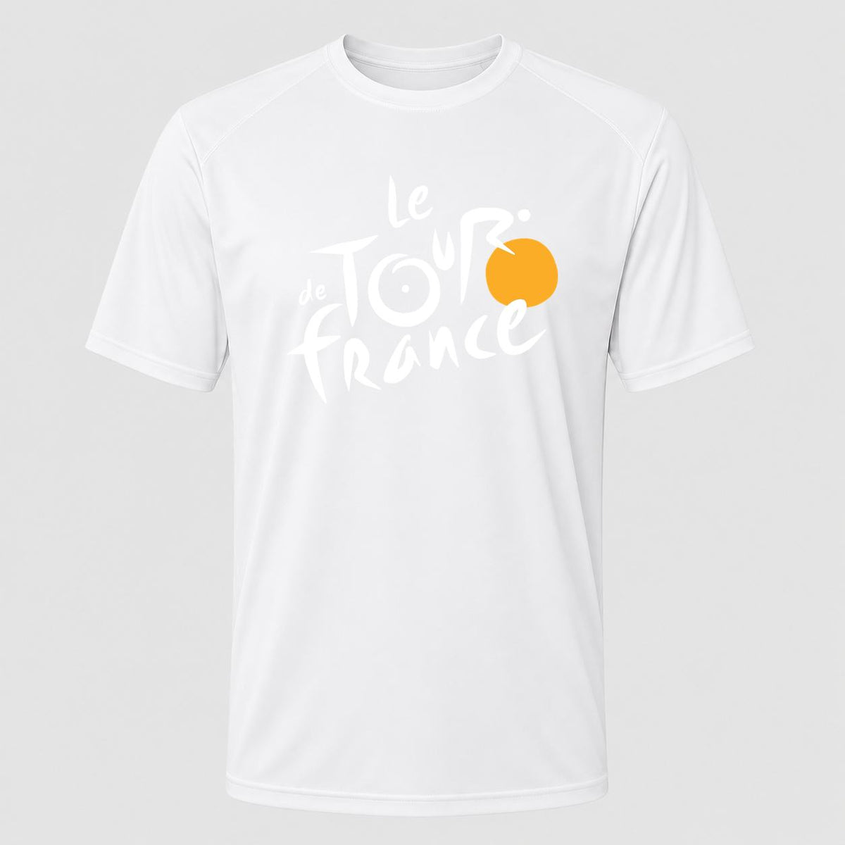 Men's Tour de France White Performance T-Shirt - White