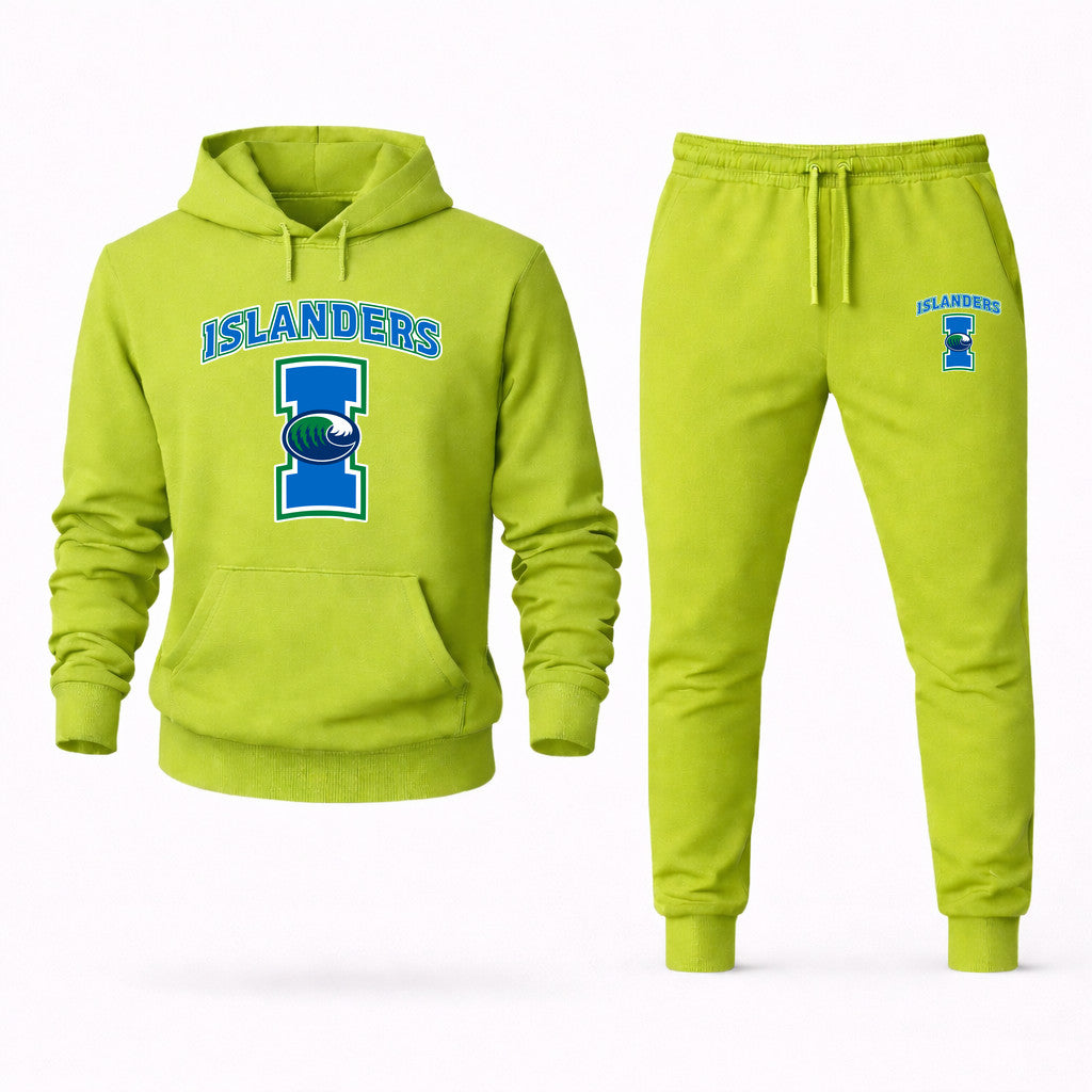 Texas A&M–Corpus Christi Islanders Hoodie and Joggers Set - Lime Green