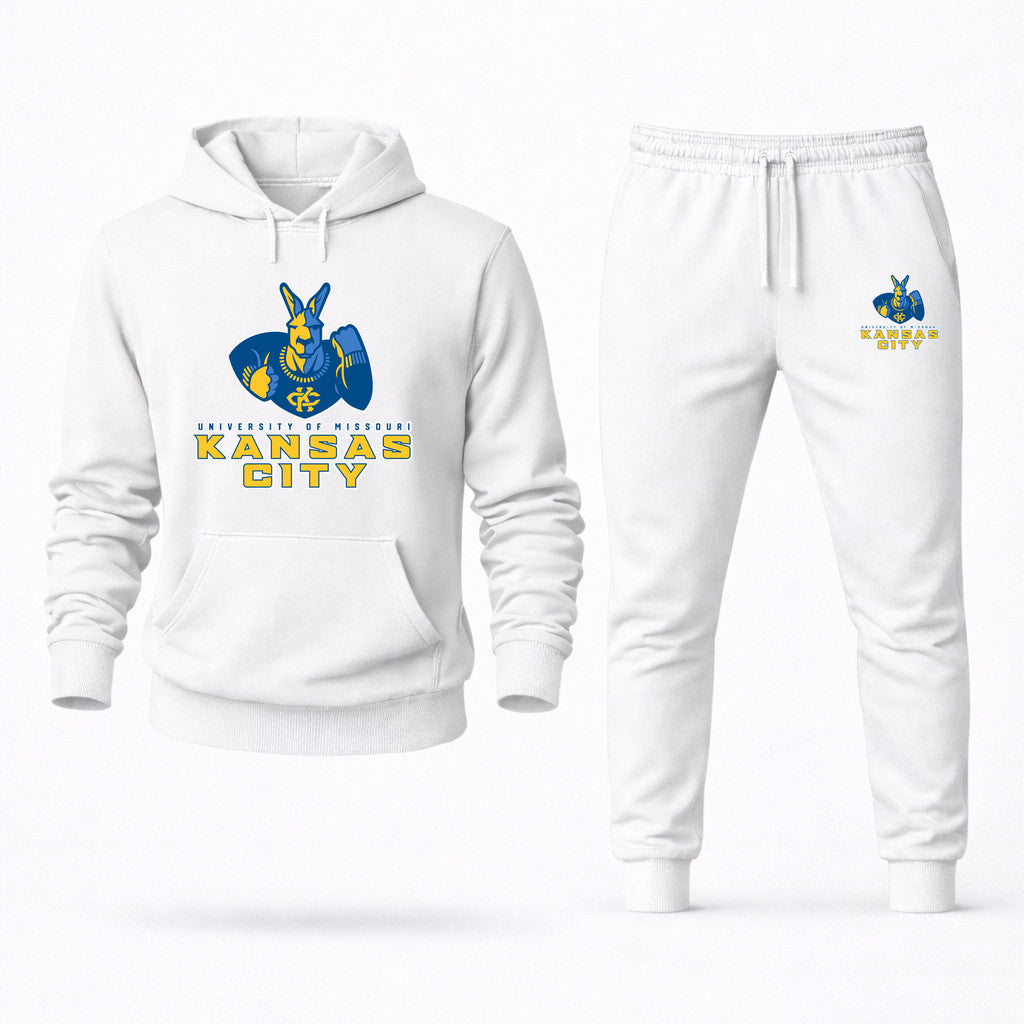 UMKC Kangaroos Hoodie and Joggers Set - White